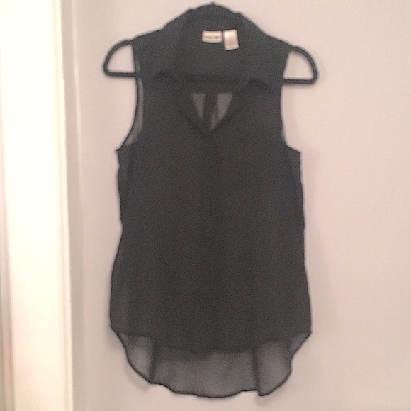 Black sheer Top - Picture 1 of 5